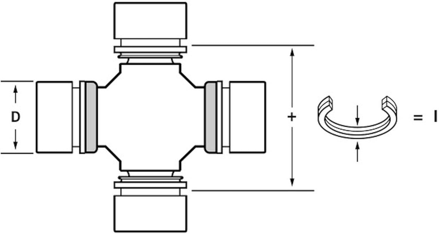 SKF U-Joint UJ20057 For Jeep
