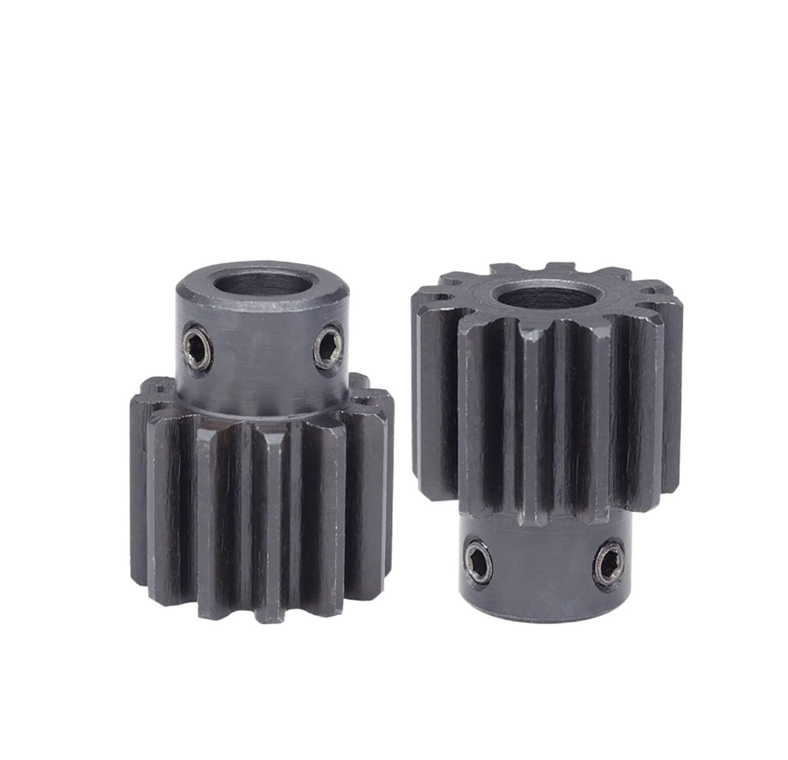 Bevel Gear Pinion Hardware Mechanical Spur Gear 2 Module-12T/13T Bore Size 6/8/10mm Transmission Gears Carbon Steel Teeth Height 20mm(2M12T - Bore 10 mm)