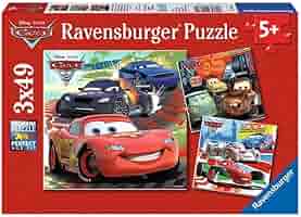 Ravensburger Disney Cars: Worldwide Racing Fun Puzzle Set