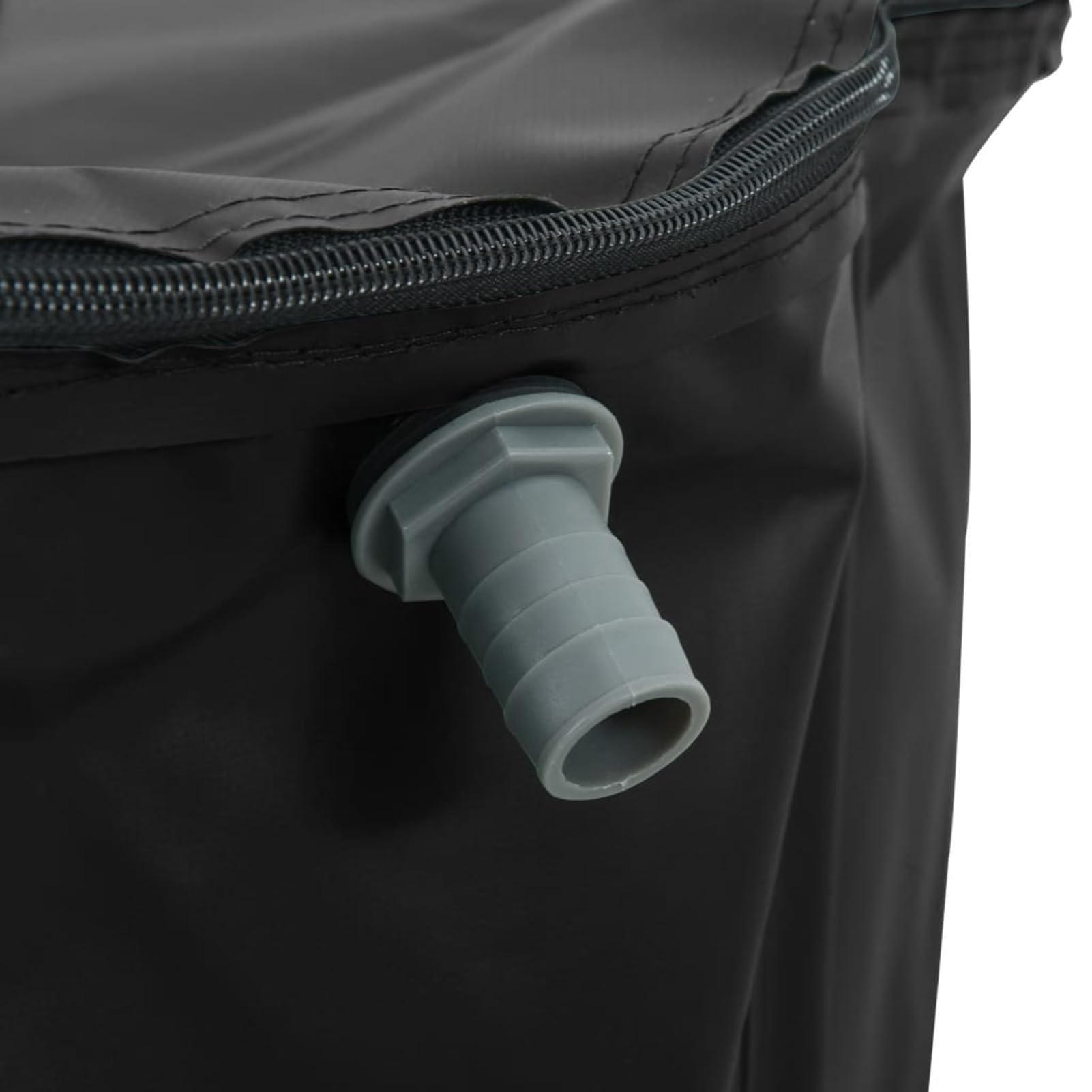 IKAYAA Deposito Agua Lluvia Plegable, Bidón con Grifo, Barril Plegable, Deposito Agua Camper, Fácil Montaje, Recolección Agua Lluvia - 100 litros Negro