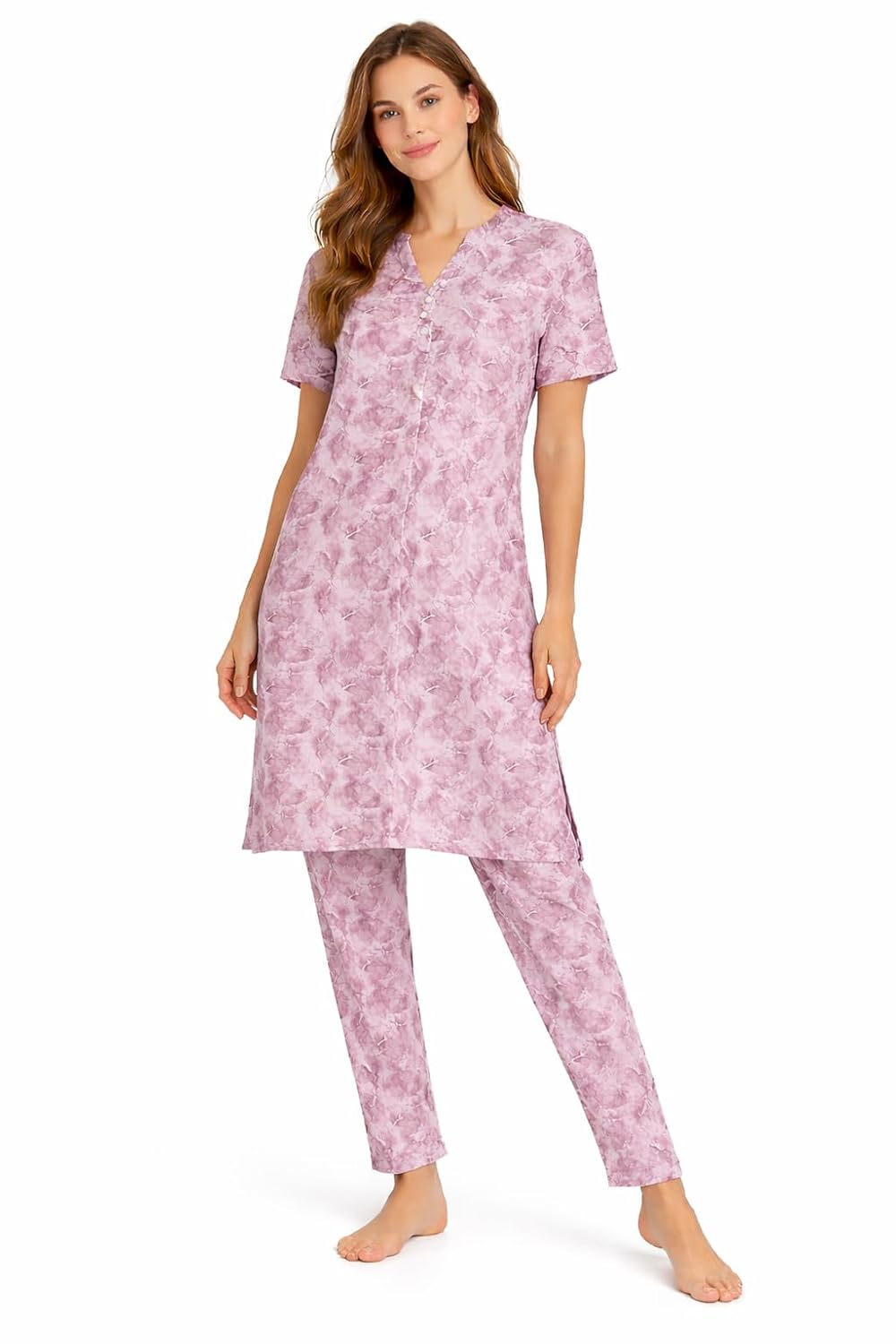 KIAWAH Women's Cotton Blend Night Suit, Long Top and Pajama Set, Lounge Wear Coord Set - Review, Price and Buying Guide