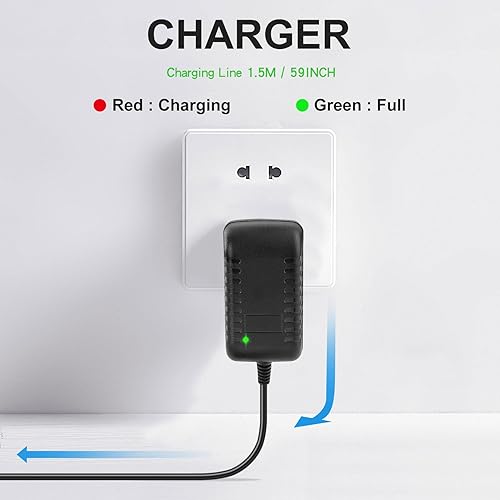 Miniatura 4 de Cargador de pistola de masaje 12v  12.6v 1.0A cargador para pistola de masaje 12.6v cable de alimentación interruptor fuente de alimentación