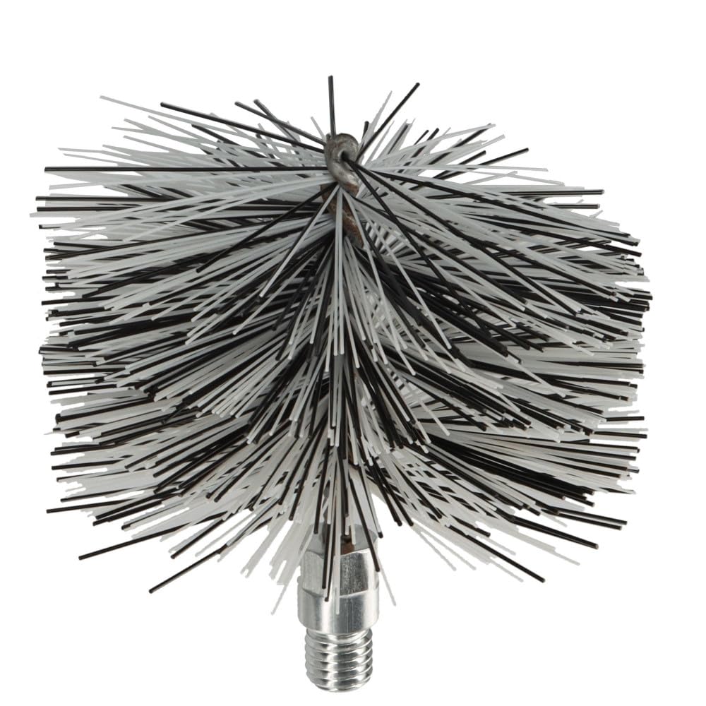 Kit nettoyage poêle à granulés 2 rallonges 3m brosses nylon conduit 80 100mm grattoir