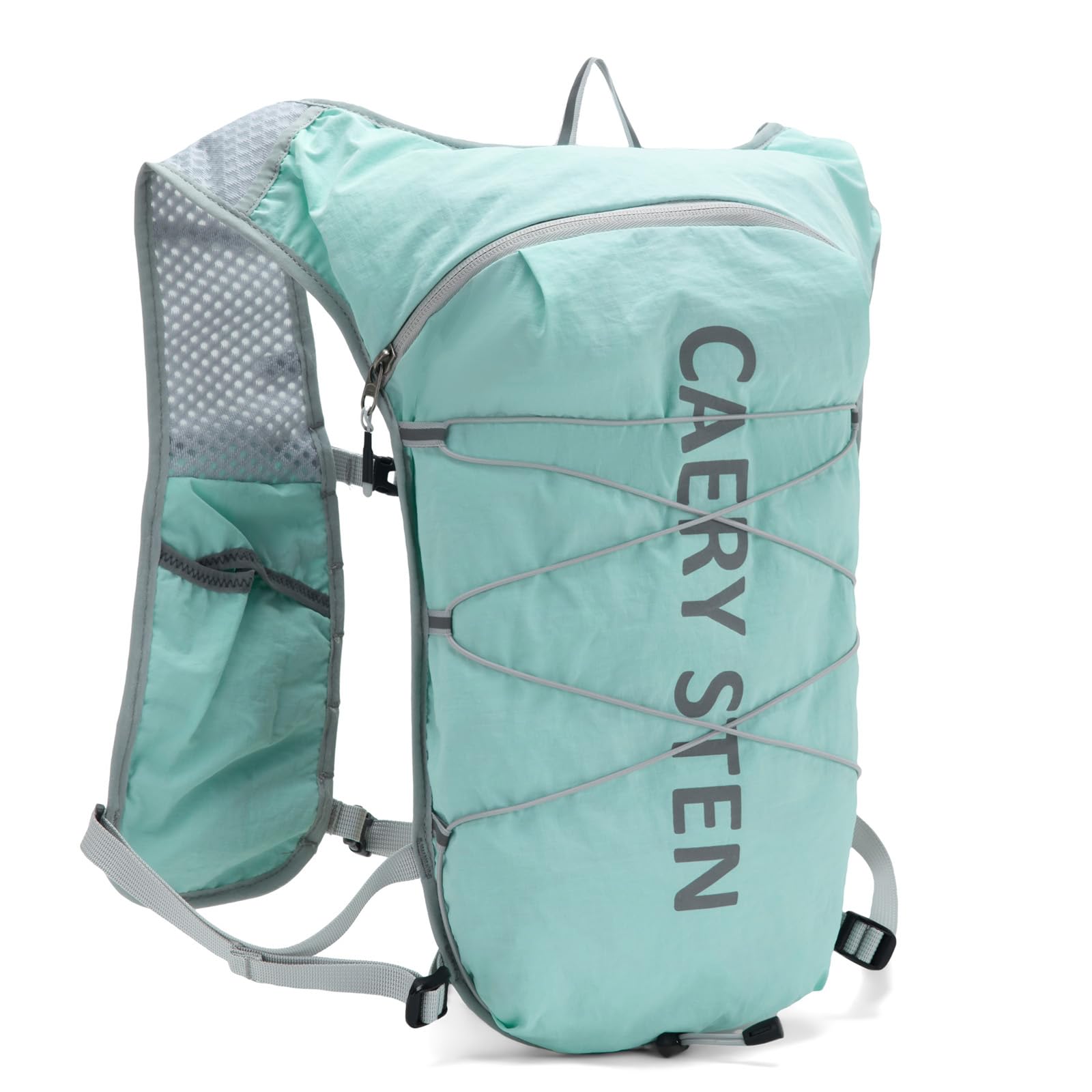 Carey STEN Mochila hidratada, chaleco para correr, combinada con una bolsa de agua de 1.5 L, mochila de senderismo, adecuada para correr, senderismo, maratón y tanto hombres como mujeres