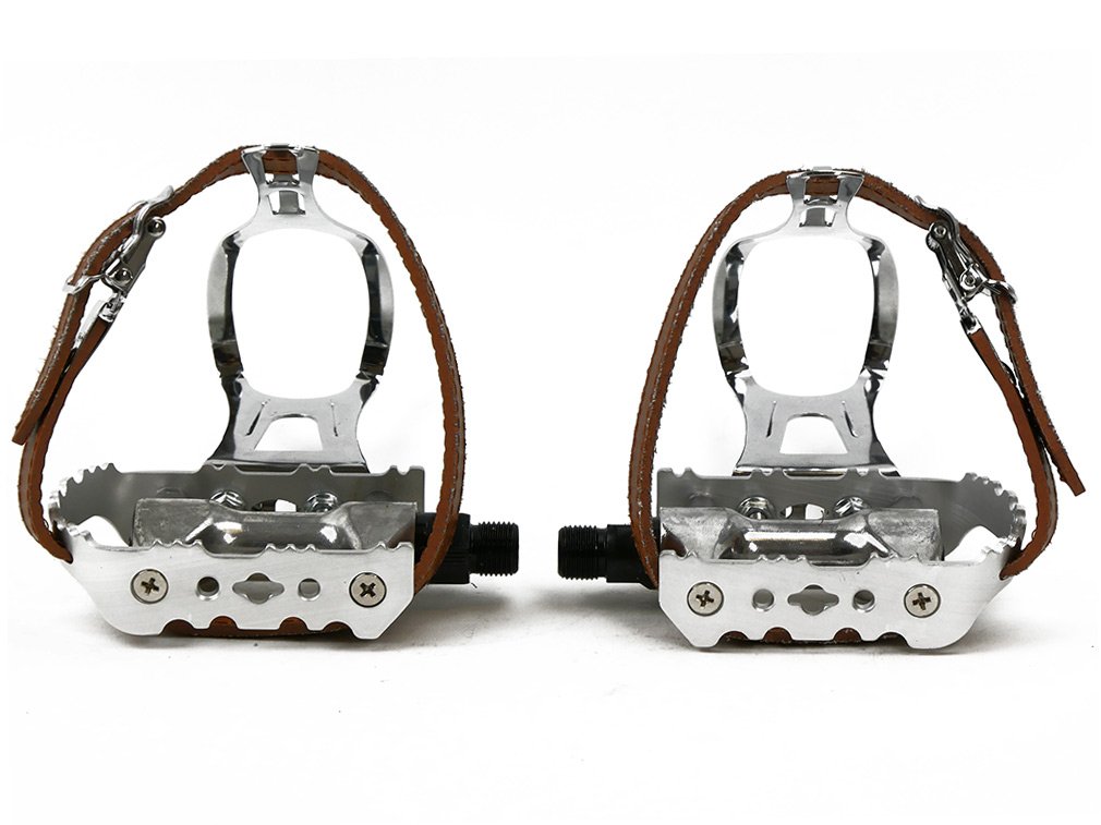 Set Passanti Pedale Bicicletta Ganci Cinghie Viti Set Ganci Pedali Per - Foto 3