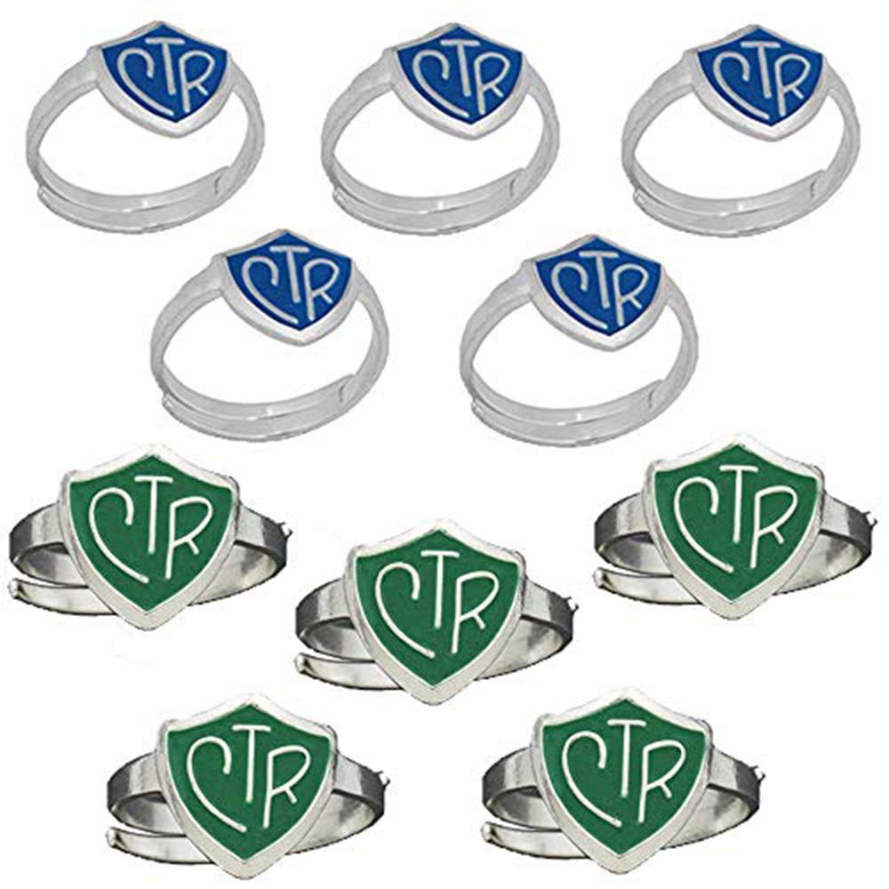 One Moment In Time H14B - H14G Size Adjustable Ring Mormon LDS CTR