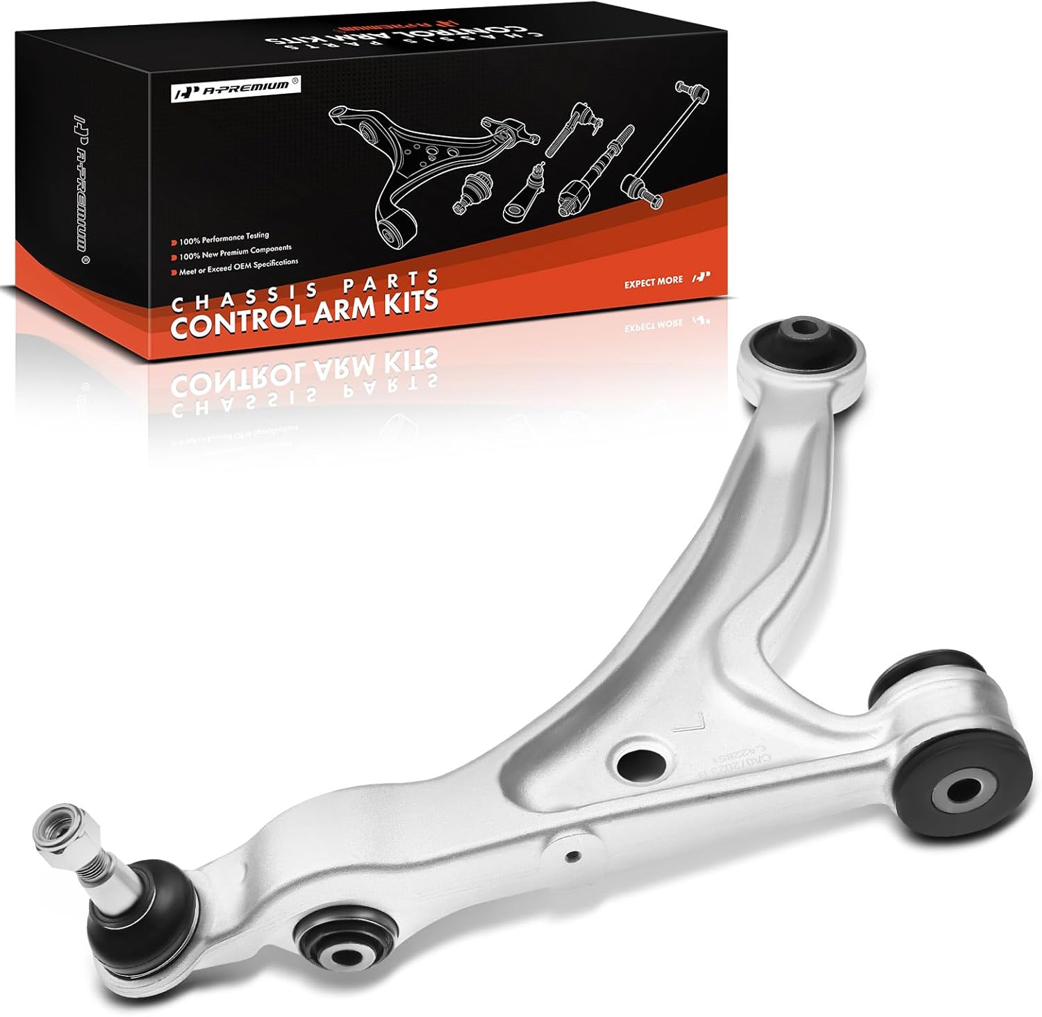 A-Premium Front Left Lower Control Arm, with Ball Joint & Bushing, Compatible with Mazda MX-5 Miata 2006-2015