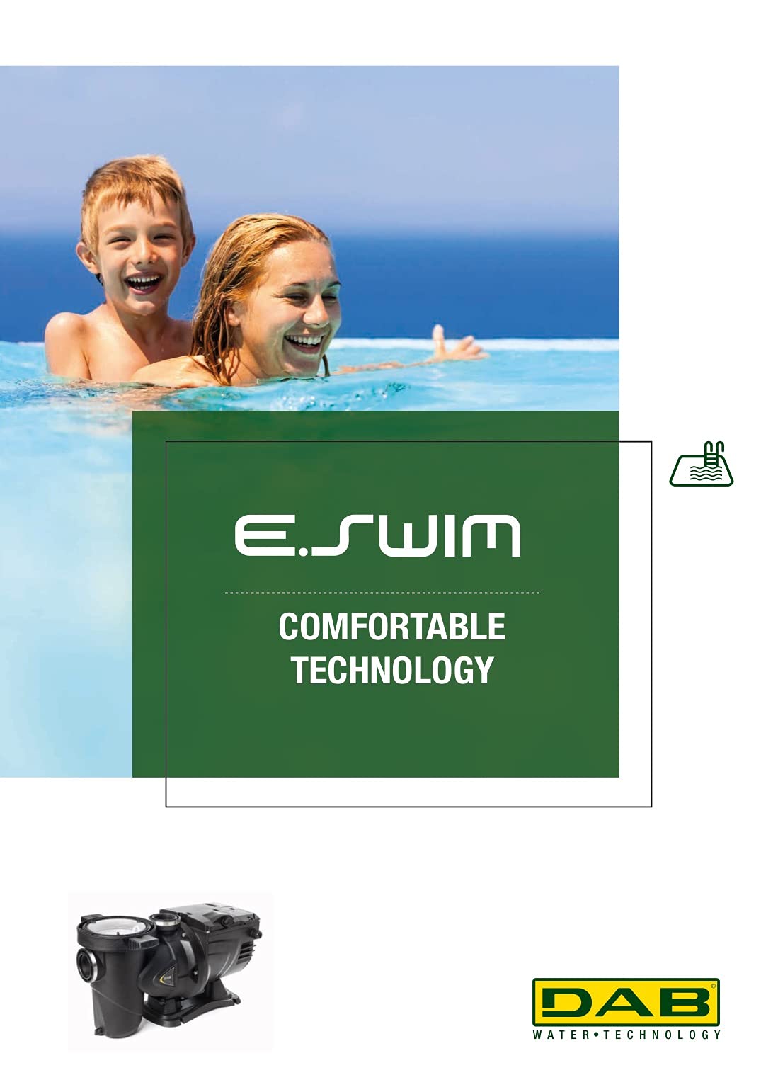 DAB E.SWIM 150M Pompa Elettronica Monofase per Piscina RK441 | Inverter | 30 m³/h | 15,9 m | 1.250W | 230V