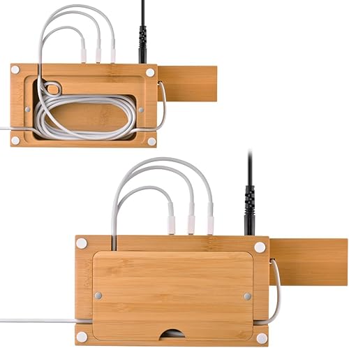 Miniatura 4 de Estación de carga para Apple Watches, iPhones, Air Pod Apple Watch Cargador Soporte Air Pods Base de carga de madera de bambú con 3 puertos de