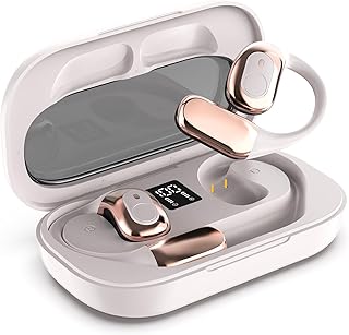 AI Translation Earbuds Real Time,Translating Headphones Supporting 150 Languages and Accents,Translator Earbuds with APP for Learning Travel and Business（Beige）