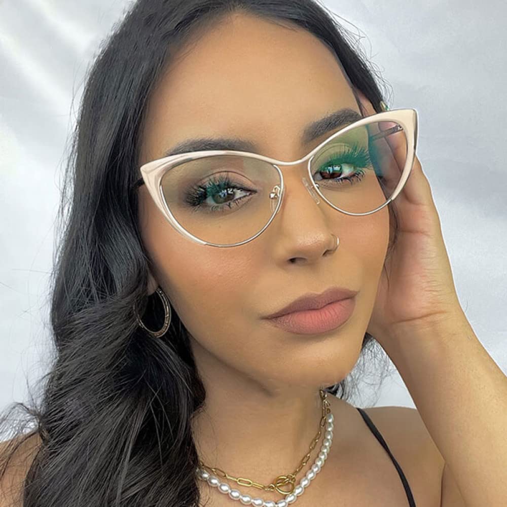 Kocie Oko Metalowa Ramka Okulary dla Kobiet Okulary Famale Okulary