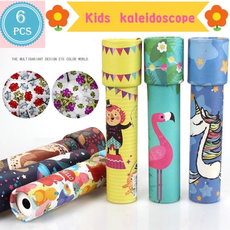 Image of RECLUSE 1 pcs Classic Kaleidoscopes Toy, Educational Toys for Party Fun Magic Science Toy,Kids Birthday Mini Kaleidoscope Kit for School Classroom Prizes, Stock Stuffers Bag Fillers (Random Color)