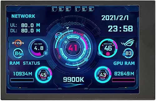 Flylin 3.5in IPS USB Mini Screen, CPU Hardware Temperature Monitor