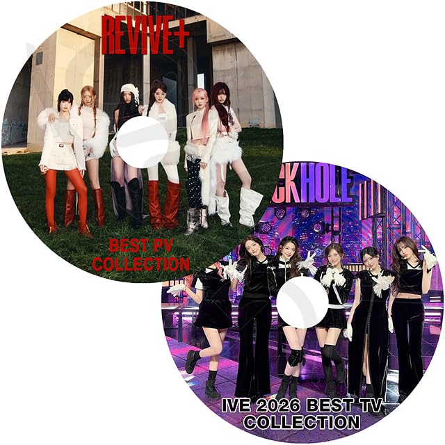 Amazon | K-POP DVD A IVE 2026 BEST PV/TV 2枚SET - BLACKHOLE BANG