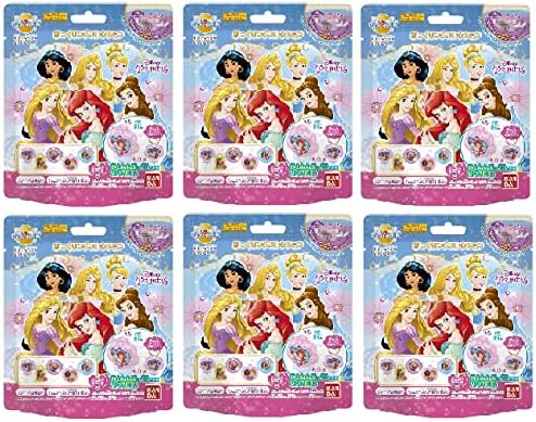 Bandai びっくらたまご ディズニープリンセス マスコット アクセサリー入り 6個1セット 入浴剤 バスボール 適切な価格
