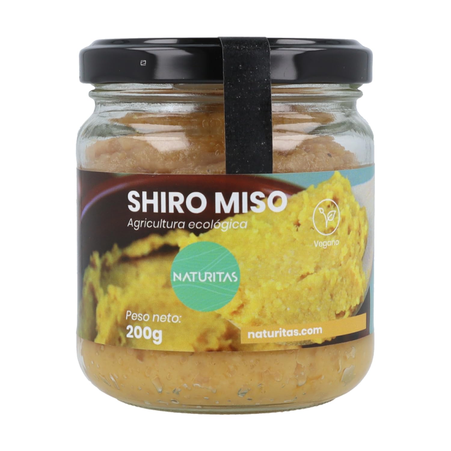 Shiro Miso BIO sin pasteurizar | 200 g | Naturitas Essentials | Shiro miso blanco Bio | Sin pasteurizar fermentación viva | Salsas