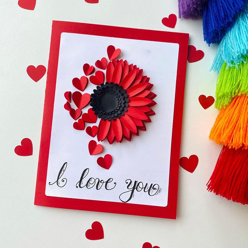 ZwaitL Fustelle in metallo a forma di fiore di Natale, stencil per album di ritagli, biglietti di carta, stampo per goffratura, decorazione