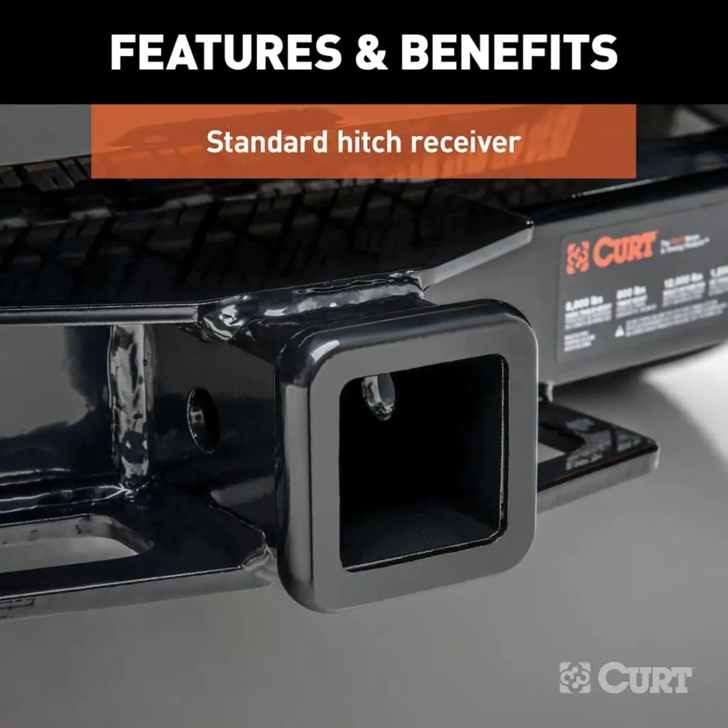 CURT Class 3 Trailer Hitch 2" Receiver, Custom Wiring Connector, and Loaded Ball Mount with 1-7/8" Ball fits 2007-2011 CR-V | Resists Rust, Chipping, and UV | Includes Installation Hardware