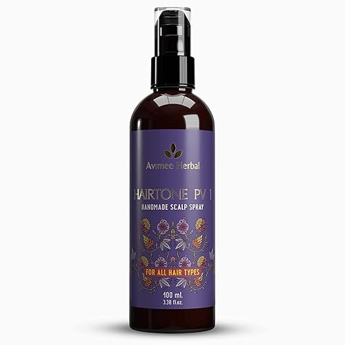 Avimee Herbal Spray para el cuero cabelludo PV 1 para todo tipo de cabello  Promueve el crecimiento del cabello  Reduce la caída del cabello (3.4 fl