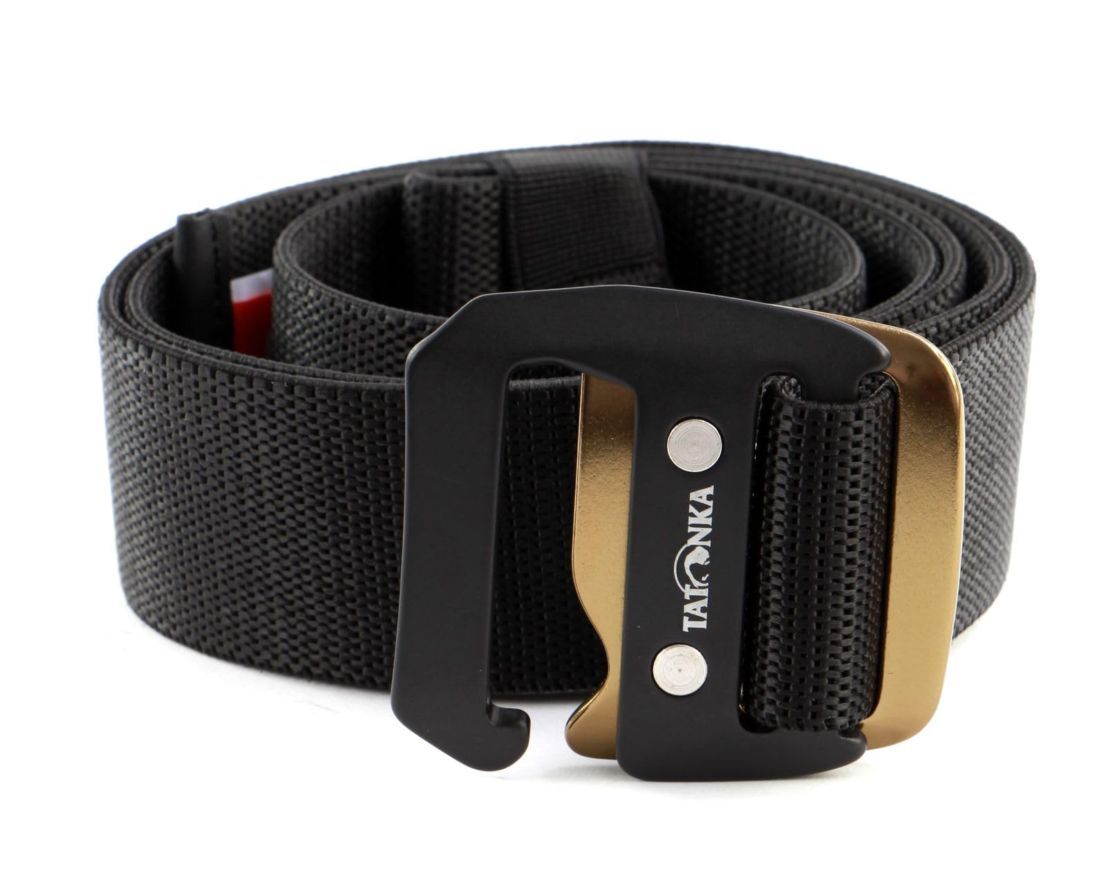 Tatonka Stretch Belt 38 mm - Elastic Belt with Practical Hook Closure - 125 cm Long / 3.8 cm