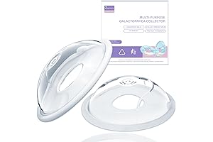 Advanced Breast Milk Catchers for Sleeping -- 2 Packs Breast Shells for...
