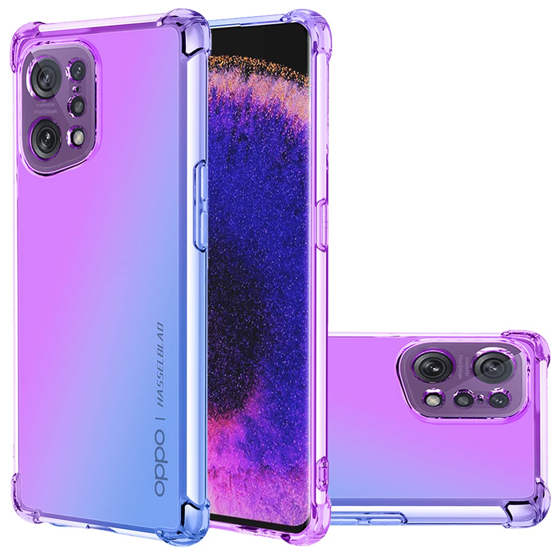 For OPPO Find X5 Pro 5G Case Shockproof Rugged Bumper Cover Leather