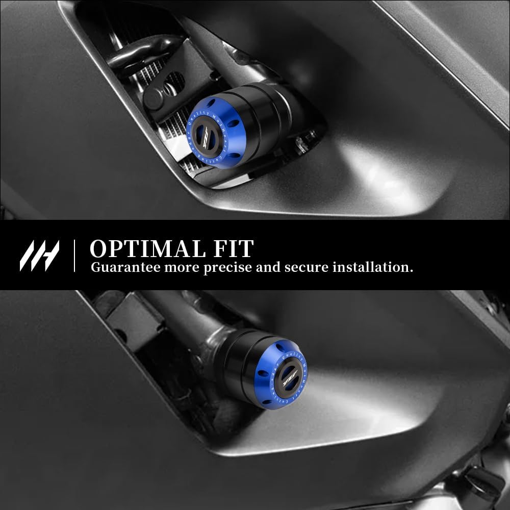 Motorcycle Frame Slider Crash Protector For YZF-R7 2022-2024 Engine Guard Aluminum Alloy yzf-r7 Accessories (Blue)