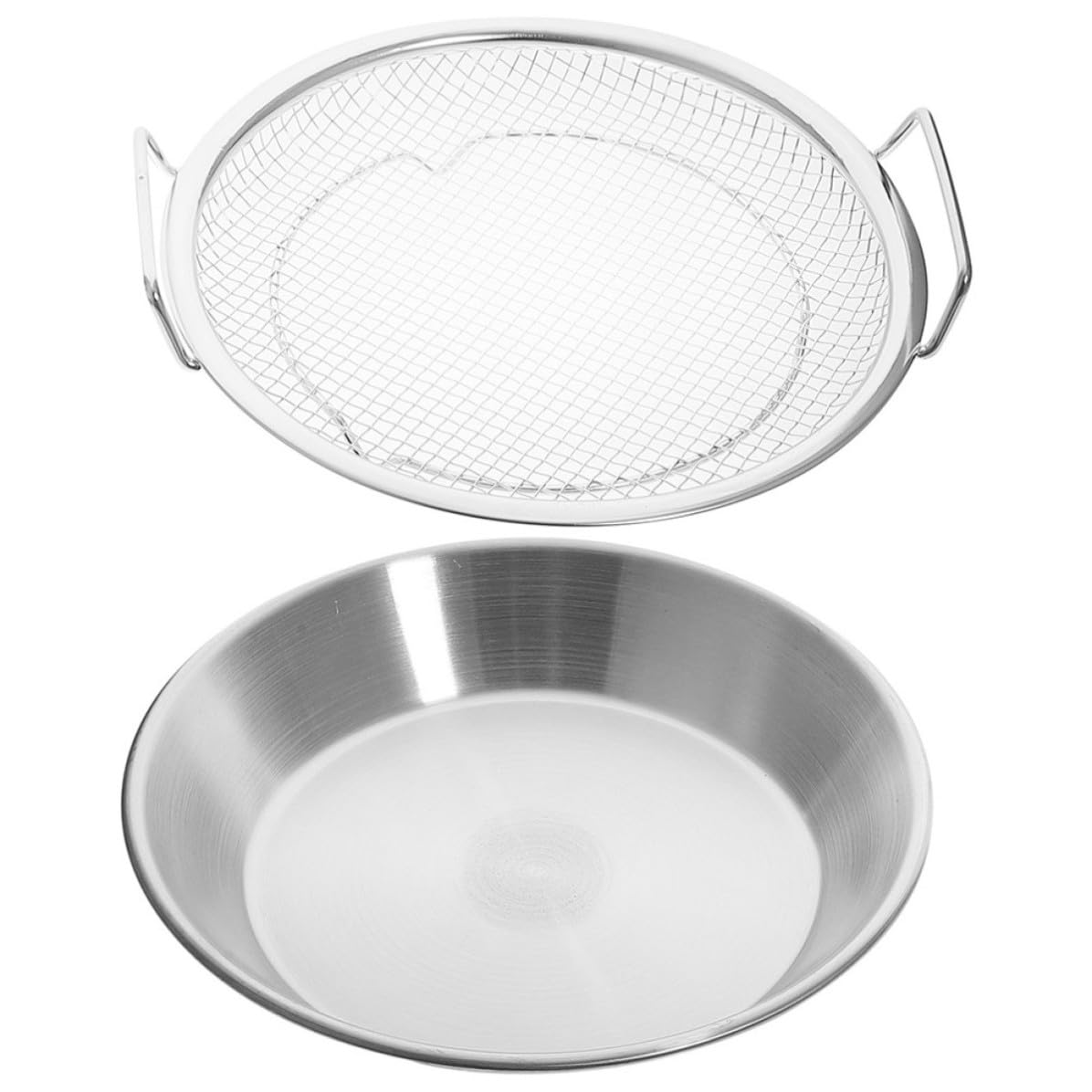 Bandeja coladora de acero inoxidable para eliminar el exceso de grasa en fritos