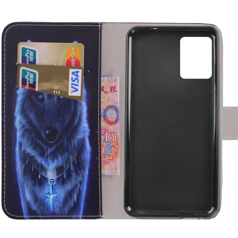 Lupo Cover Portafoglio In Pelle PU Per Motorola One Vision - Custodia A Libro Con Slot Carte E Chiusura Magnetica - 5