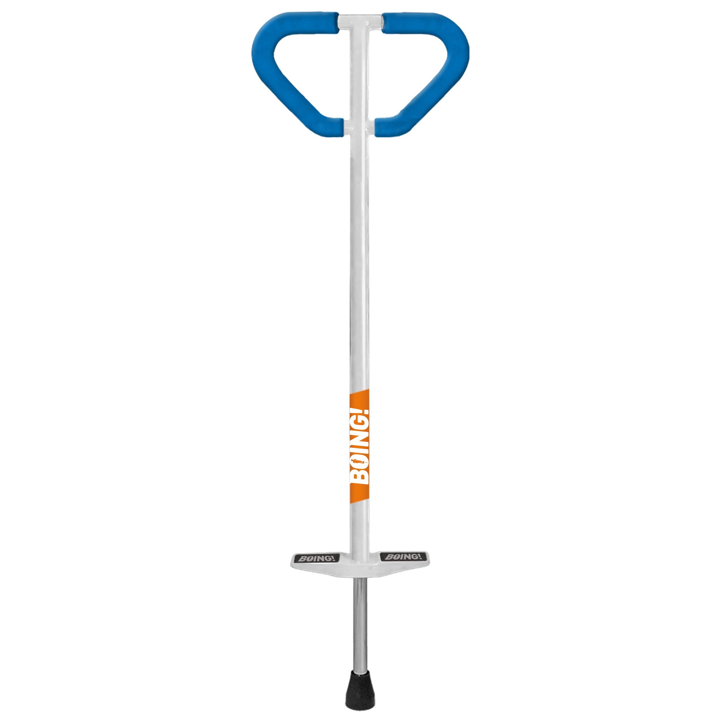 Geospace Jumparoo Boing! 'MAX' Large POGO Stick for Kids, Teens or Riders 90-160 lbs - Excellent Outdoor Active Play Toy - Improves Balance, Coordination as Well Exercise & Fitness (White)