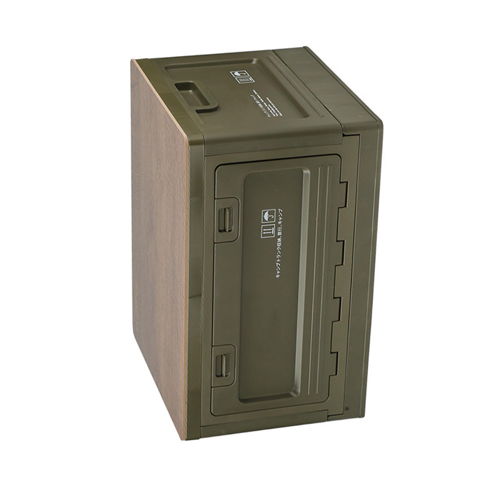 Msioytog Camping Storage Box Travel Friendly Camping Supplies Storage Container Sturdy with Multiple Sections Outdoor Box