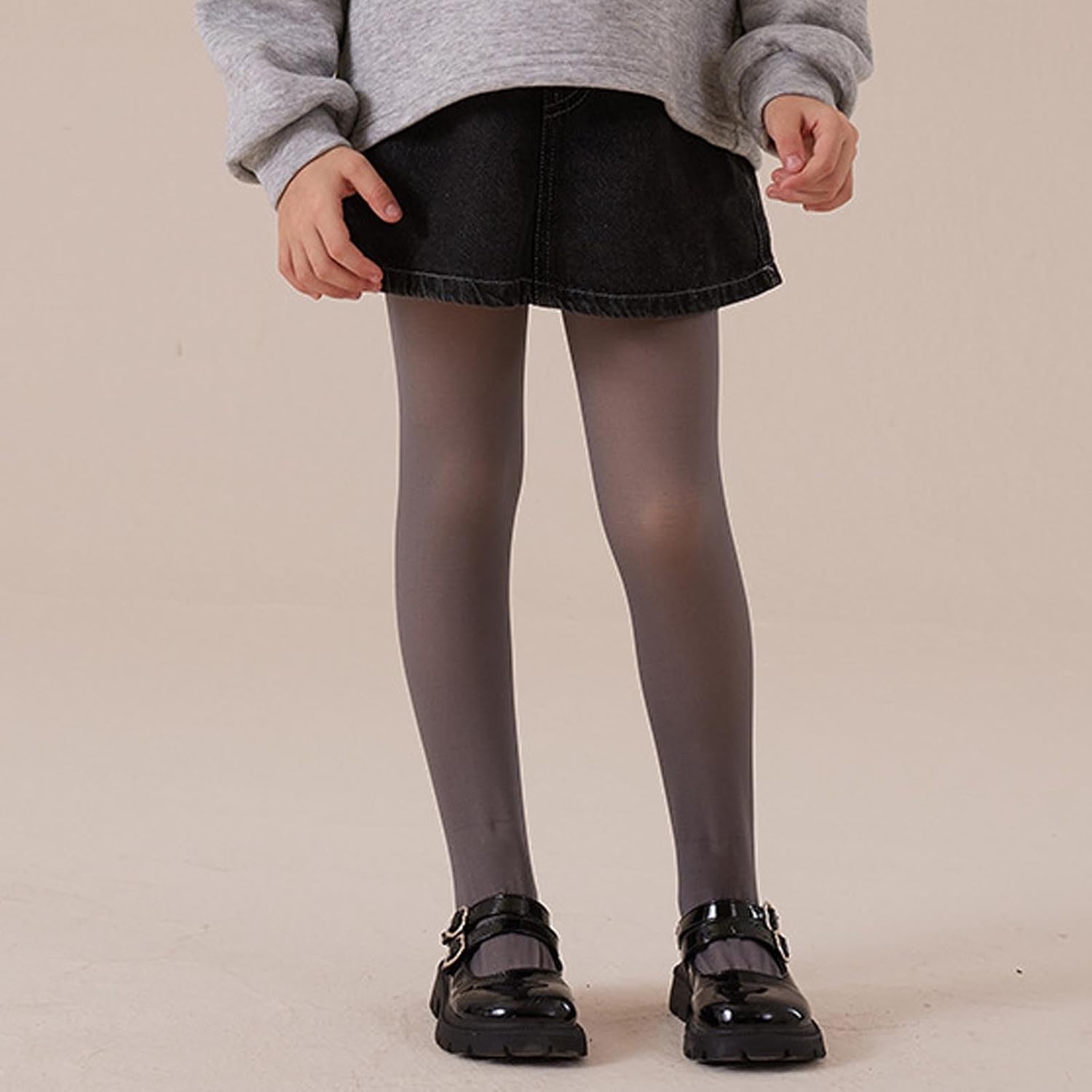 Girls Fleece Lined Leggings Kids Winter Warm Leggings Thick Soft Thermal Tights Pants Full Length for Girls