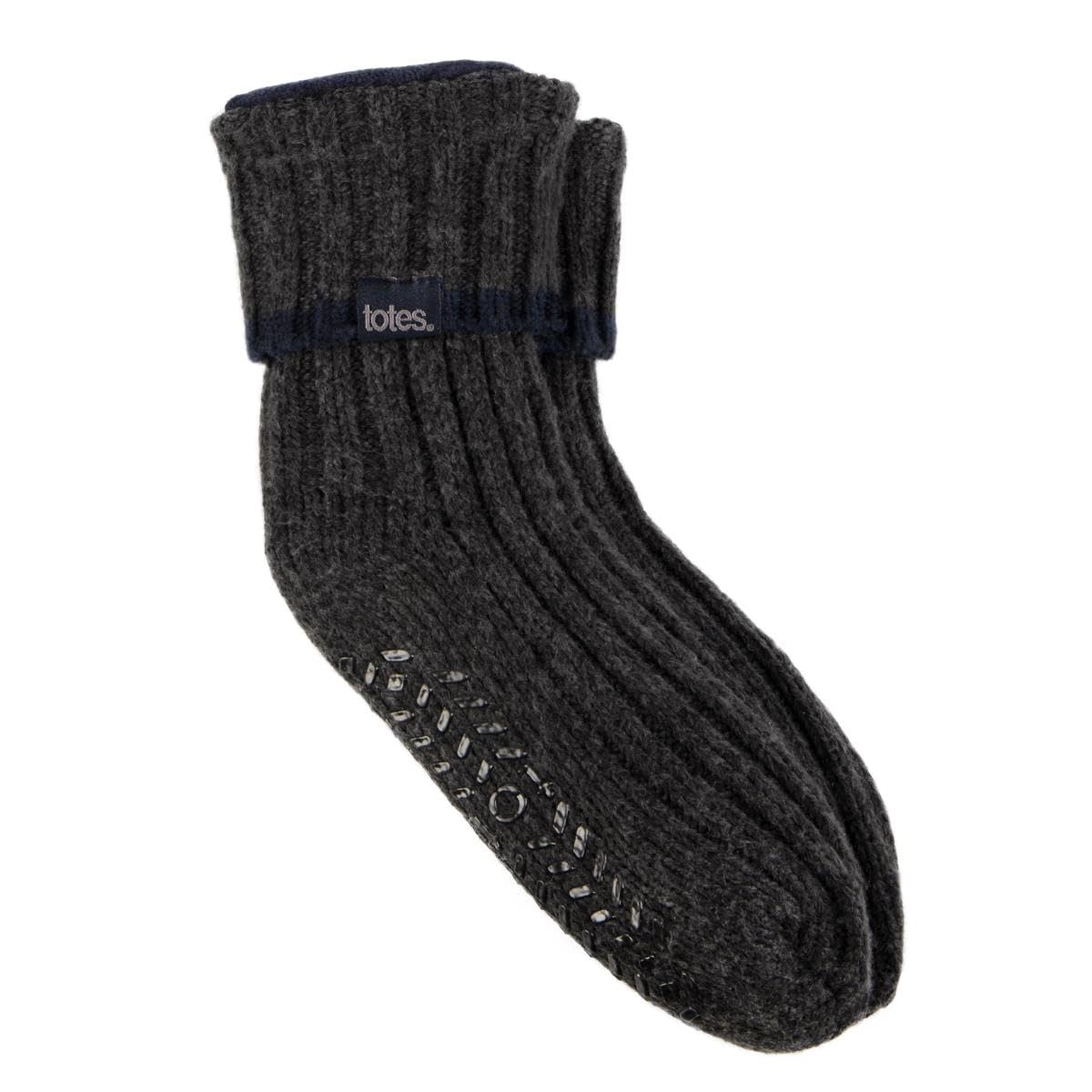 totes toasties® Mens Recycled Chunky Slipper Sock