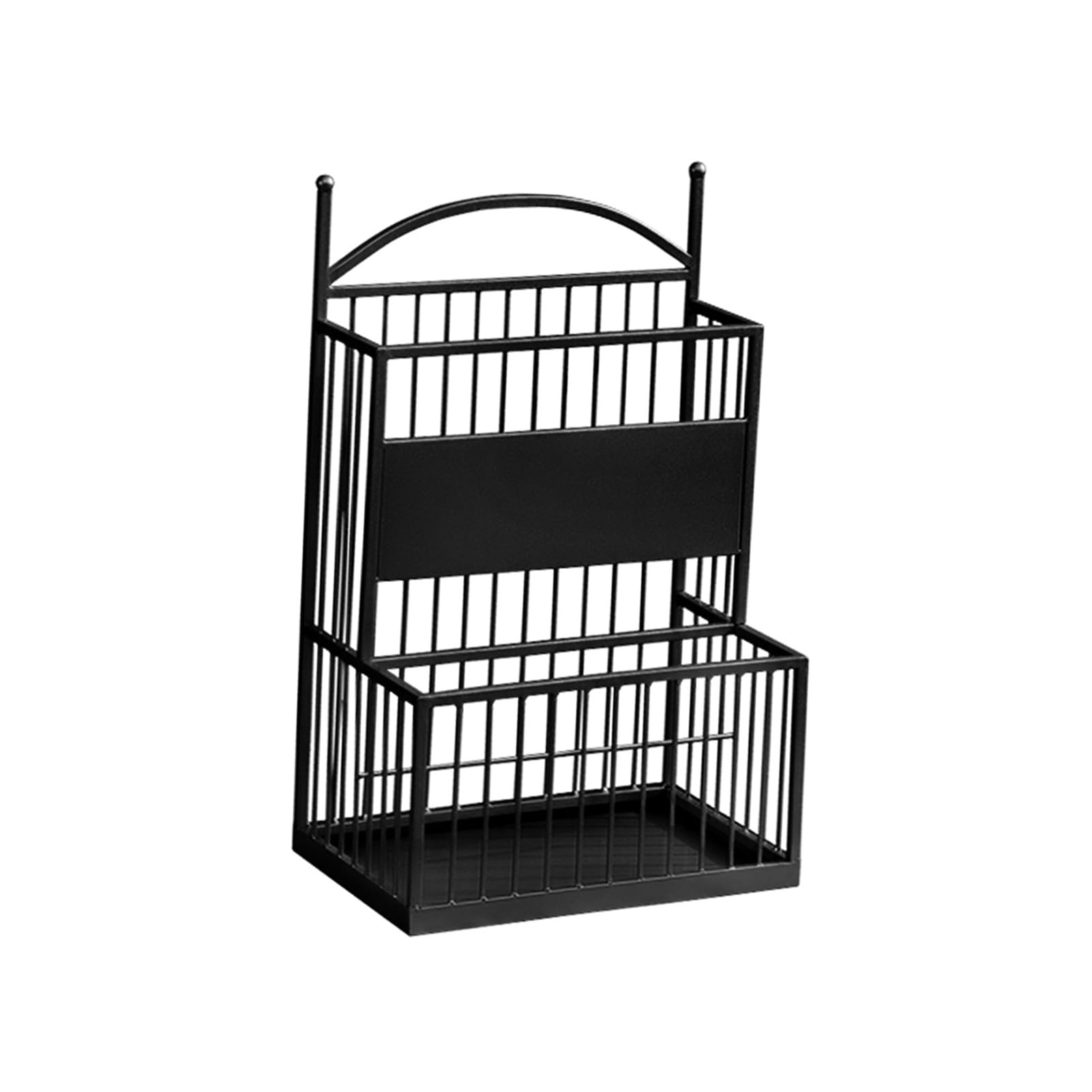 WXPGFEQ Free Standing Umbrella Stand Rack, Umbrella Holder Organizer with Drip Tray, Partitioned Storage for Hallway Entryway Office