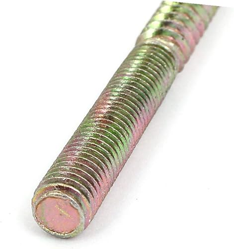 Miniatura 3 de X-DREE M8 x 3.346in de doble extremo roscado de madera autorroscante tornillo barra perno perno perno 10 piezas (M8 x 3.346in de rosca doble roscado