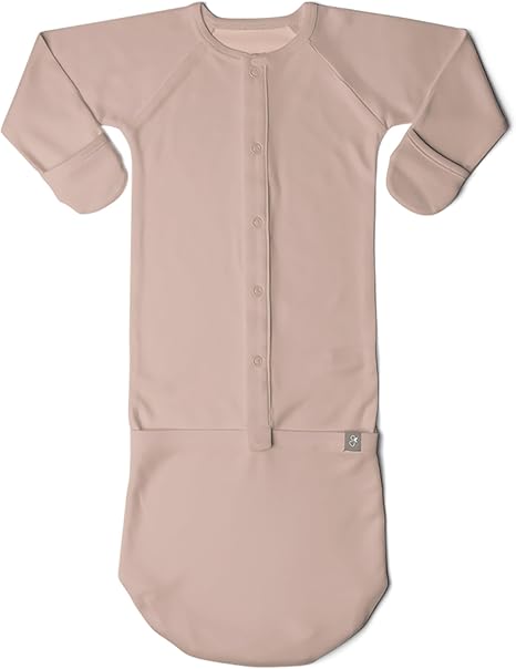 goumikids Viscose Convertible Baby Gown Made from Bamboo Organic Cotton