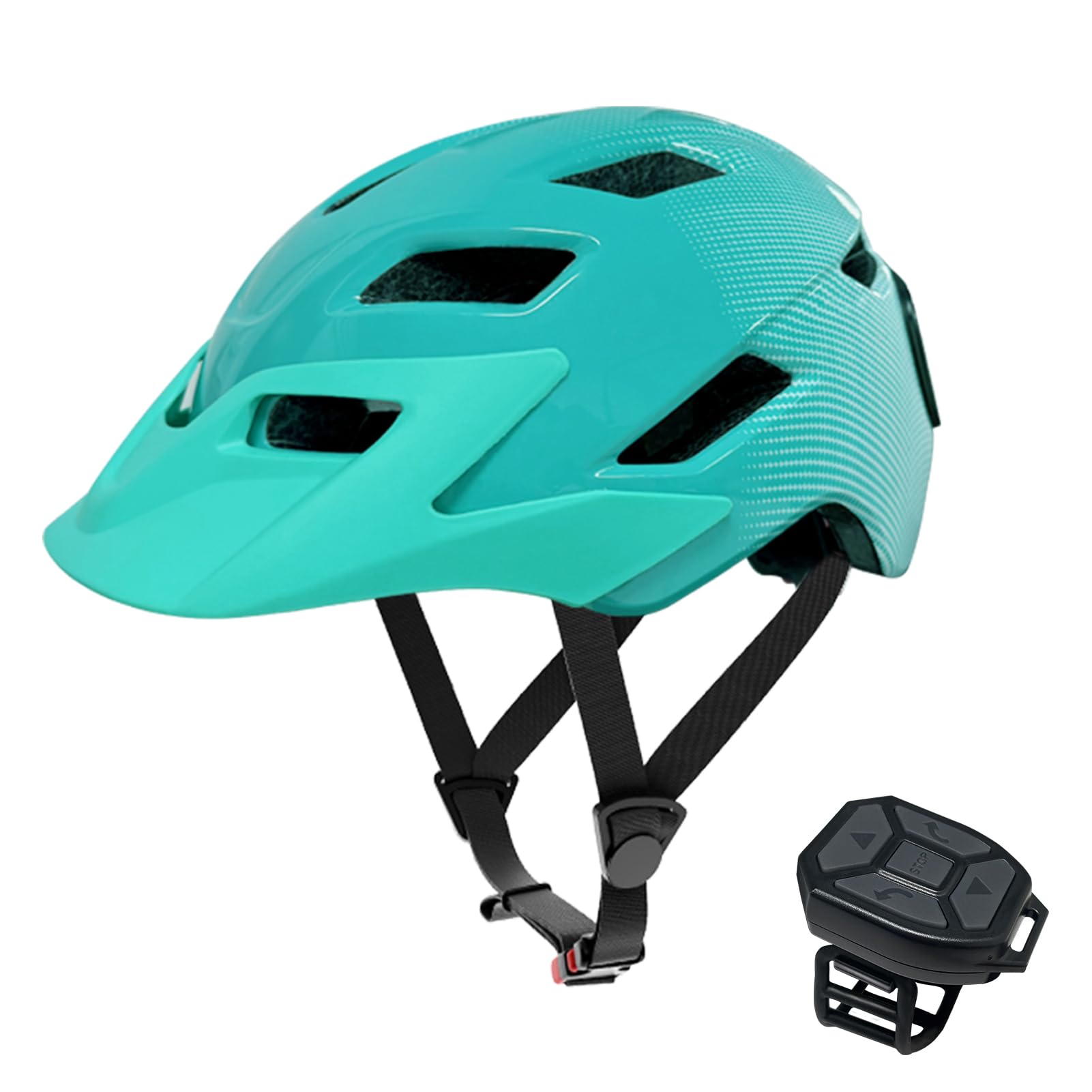 Dziecięcy kask rowerowy ze światłami LED, młodzieżowy, wielofunkcyjny, z 64 wzorami, pilot zdalnego sterowania, kolorowe koraliki świetlne, regulowany, dla chłopców, dziewcząt, na rower