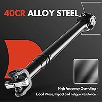 Vista 2 de A-Premium Eje de transmisión delantero completo, eje de transmisión, conjunto de eje de transmisión compatible con Jeep Cherokee 1987-2001, Comanche