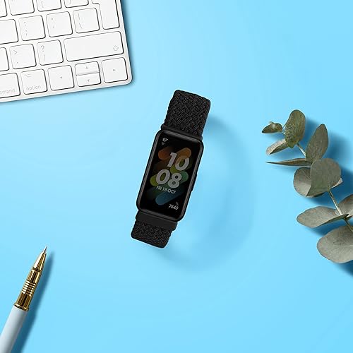 Miniatura 2 de kwmobile Correa de nailon compatible con Huawei Band 7 - Correa de repuesto para rastreador de fitness