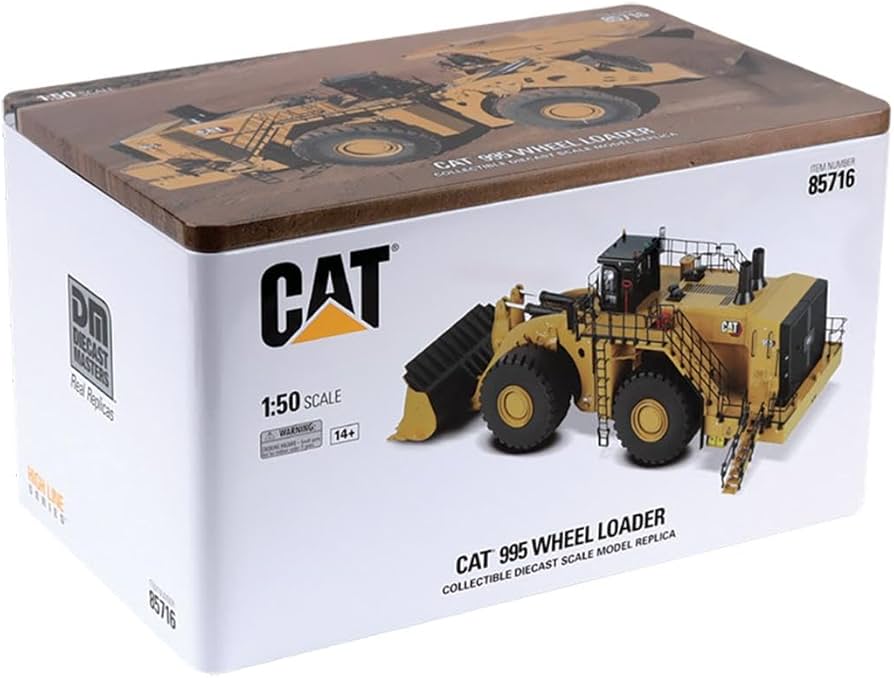 模型製作用品 1:50 CAT995 Wheel Loader 85716 Caterpillar 995 Large Wheel Loader 1:50 Scale Diecast 85716