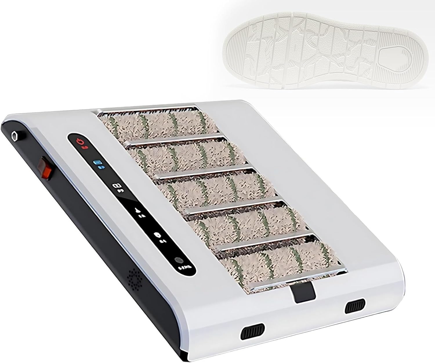 Automatic Shoe Polisher Electric Shoe Polisher Shoe Cleaner Machine Smart Shoe Cleaner with Rotating Brush Waterless Rechargeable Entry Shoe Cleaner for Daily Use