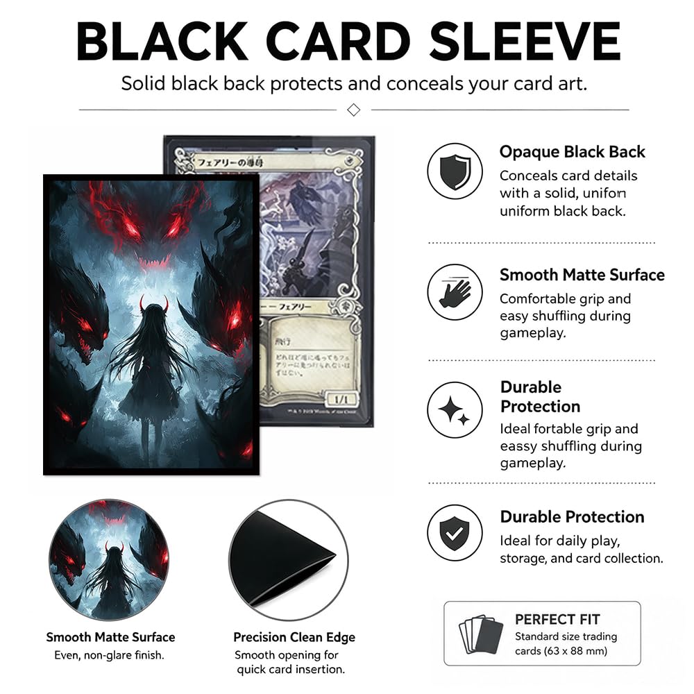 Amazon.co.jp: MTGカードスリーブ100枚。TCGカード保護スリーブの