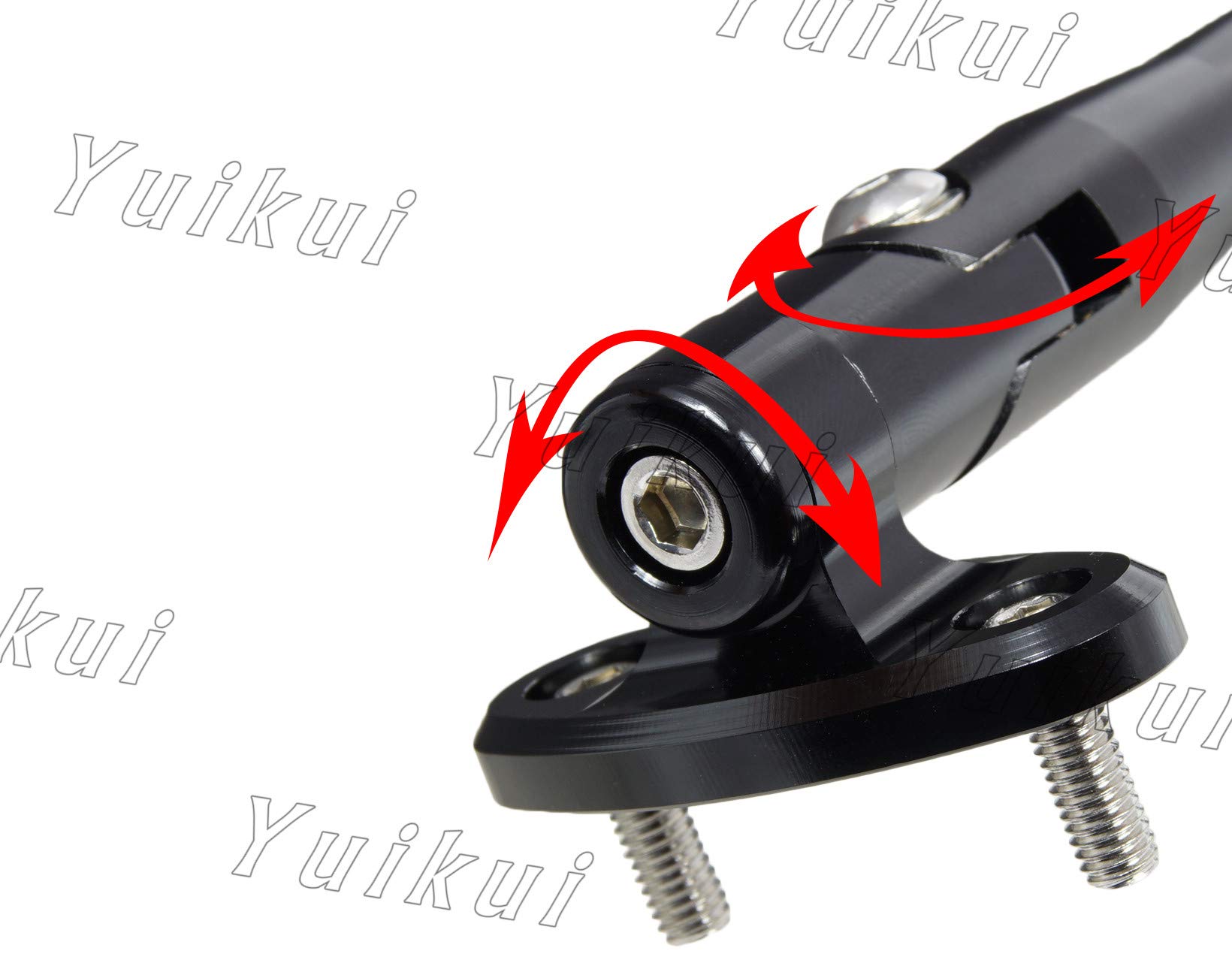 Amazon | YUIKUI RACING バイクフェアリングミラー CNCアルミニウム