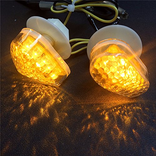 HTTMT MT303-003-W LED Turn Signal Lights Compatible with Yzf R1 R6 R6S Yzf-R6 Yzf-R6S Fz6 Fz1 Fz Fazer