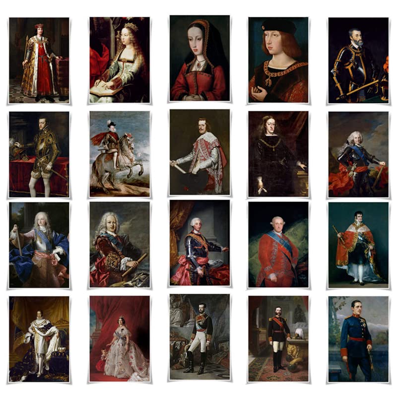 Affiches Portraits King of Spain en Tissu A3 | Ambiance Salon et Bureau Raffiné