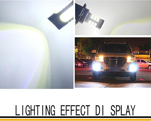 Miniatura 7 de 2 luces LED antiniebla delanteras 9005 para automóvil, bombilla de alto brillo de 6000 K, disipación de calor eficiente, reemplazo original de