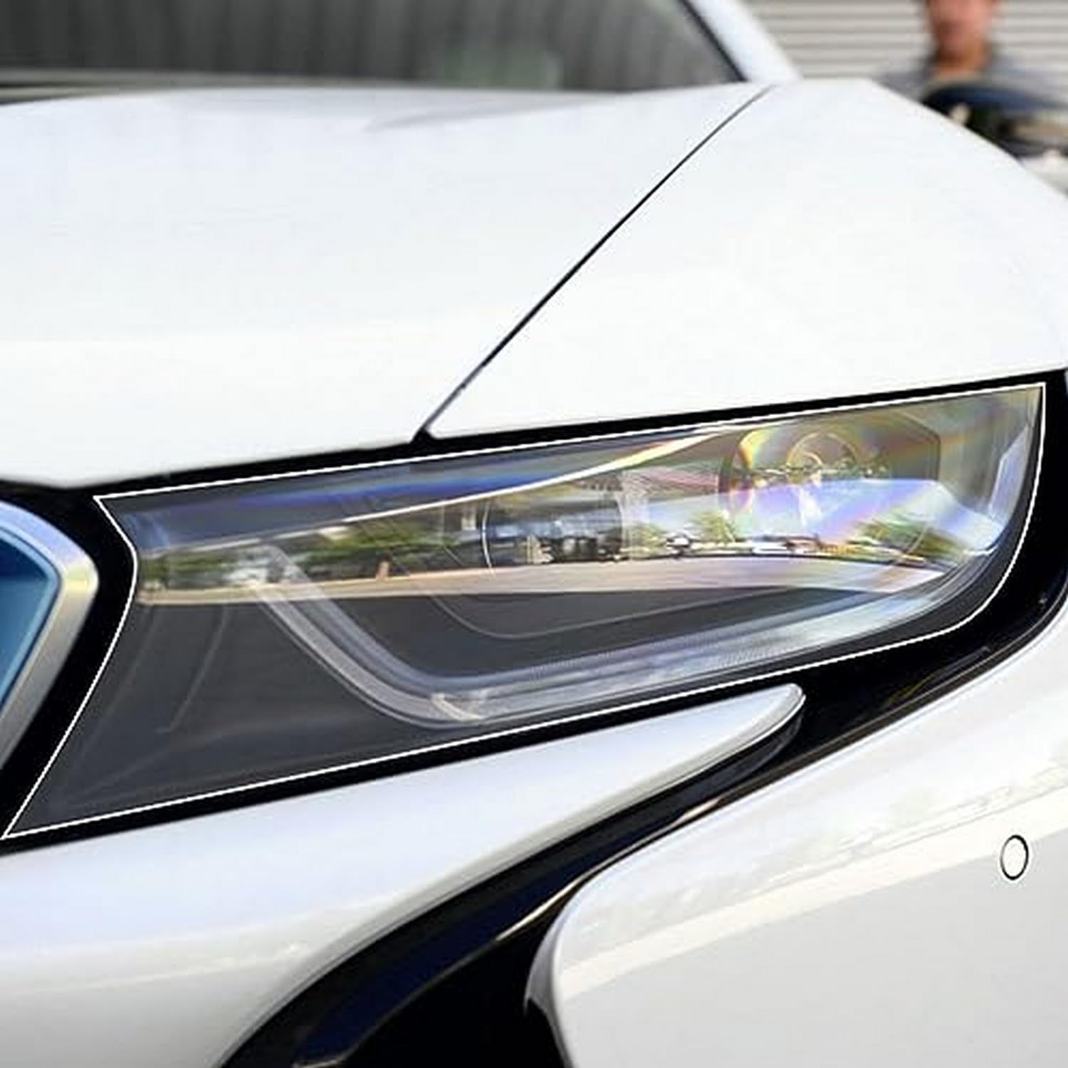 Film de protection phare vinyle transparent contre jaunissement BMW i3