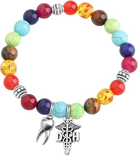 Miniatura 2 de WSNANG Regalo de dentista RDH Registrado Higienista Dental Pulsera de Oración Higienista Dental Regalo de Oración Dentista Regalos de Graduación
