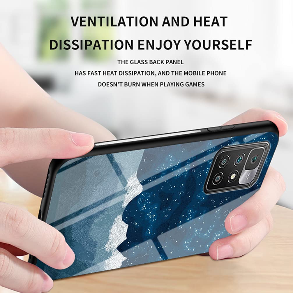 BRAND SET Custodia per Xiaomi Redmi Note 10 5G Antiurto Cielo Stellato