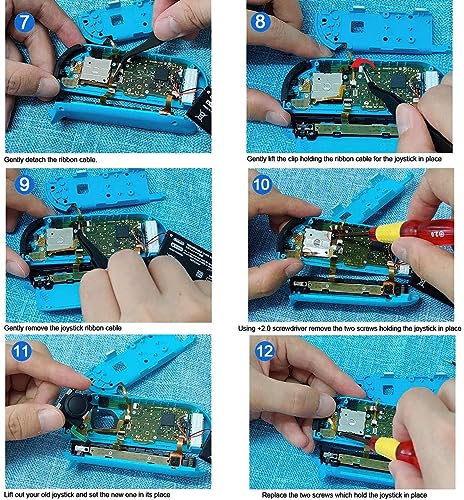 Image of New World Replacement Joystick Analog Thumb Stick Repair Kit for Nin-tendo Switch /Switch OLED Model /Switch Lite Joy-Con Controller
